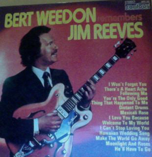 Bert Weedon - Remembers Jim Reeves - Used Vinyl Record