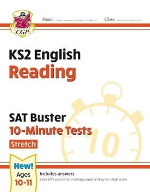 CGP Books - New KS2 English SAT Buster 10-Minute Tests: Reading - Stre