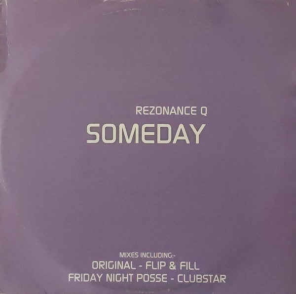 Rezonance Q - Someday - Used Vinyl Record 12"