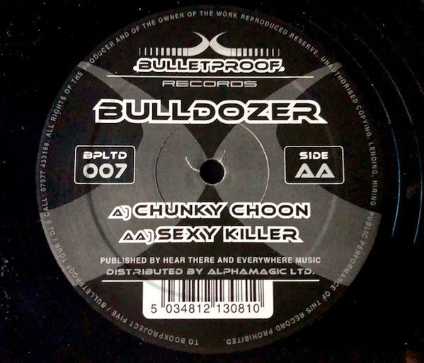 Bulldozer - Chunky Choon / Sexy Killer - Used Vinyl Record 12"