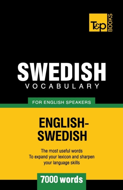 aranov - Swedish vocabulary for English speakers - 7000 words - New pa
