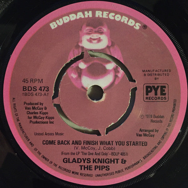 Gladys Knight And Th - Come Back And Finish What You Started - Used