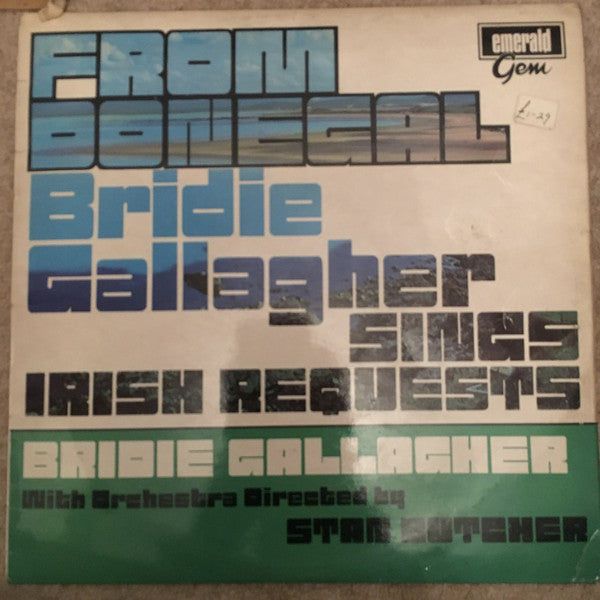 Bridie Gallagher - From Donegal - Sings Irish Requests - Used Vinyl