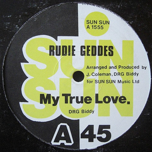 Rudie Geddes - My True Love - Used Vinyl Record 12"