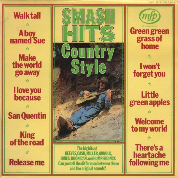 Unknown Artist - Smash Hits - Country Style - Used Vinyl Record