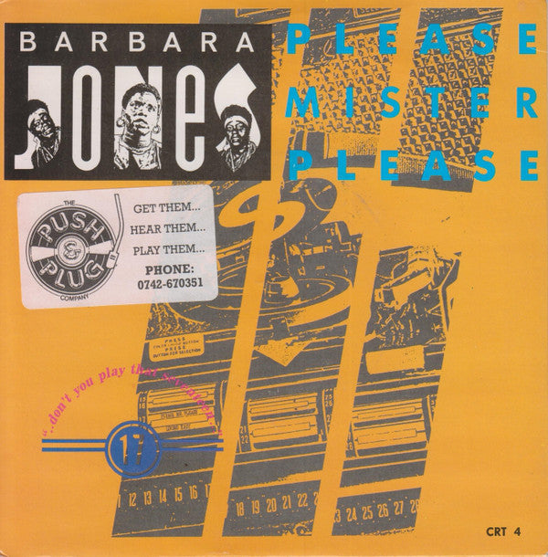 Barbara Jones - Please Mister Please - Used Vinyl Record 7"
