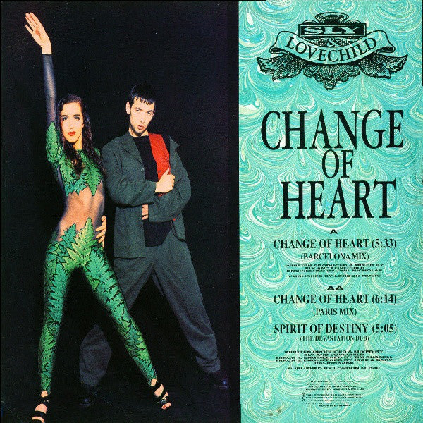 Sly & Lovechild - Change Of Heart - Used Vinyl Record 12"