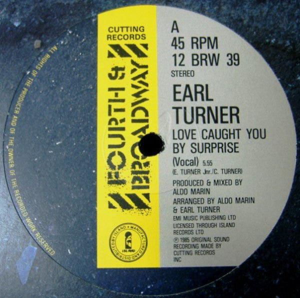 Earl Turner - Love Caught You By Surprise - Used Vinyl Record 12"