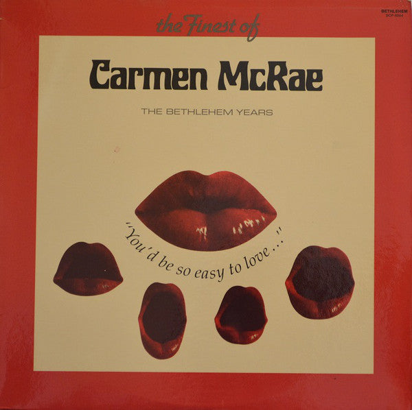 Carmen McRae - ''You'd Be So Easy To Love'' - Used Vinyl Record