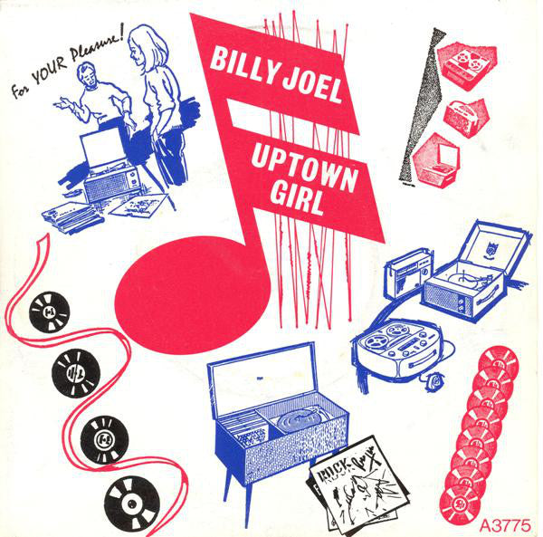 Billy Joel - Uptown Girl - Used Vinyl Record 7"