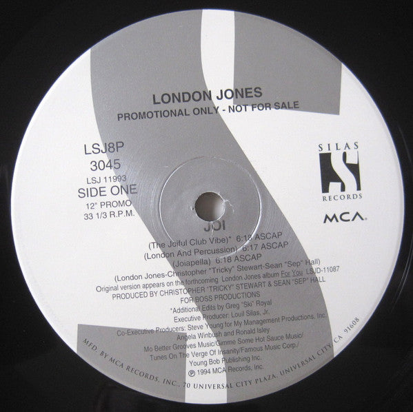 London Jones - Joi - Used Vinyl Record 12"