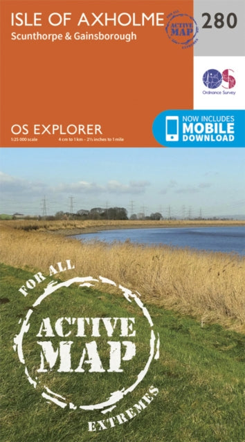 Ordnance Survey - Isle of Axholme, Scunthorpe and Gainsborough : 280 -