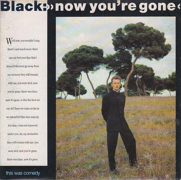 Black - Now You're Gone - Used Vinyl Record 7"