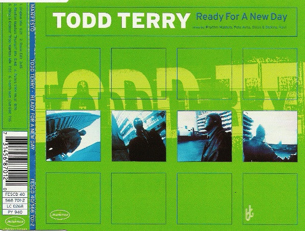 Todd Terry - Ready For A New Day - Used CD