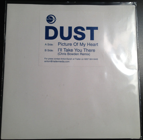 Dust - Picture Of My Heart - Used Vinyl Record 7"