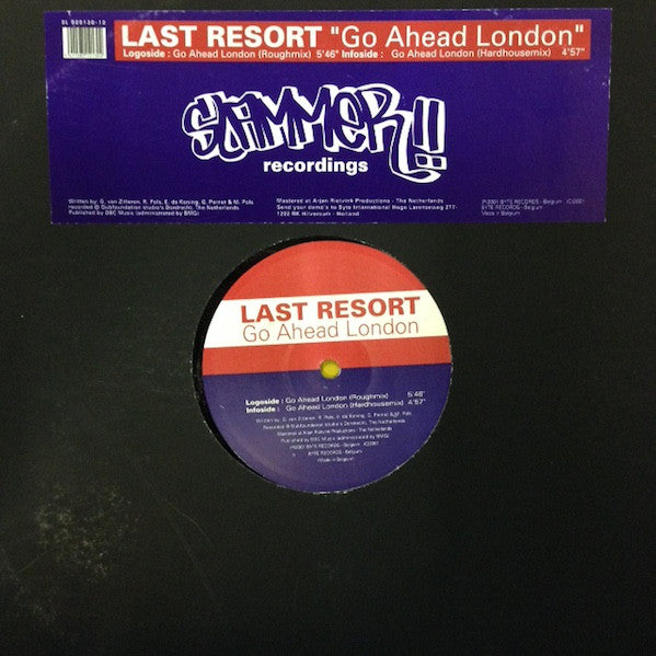 Last Resort - Go Ahead London - Used Vinyl Record 12"