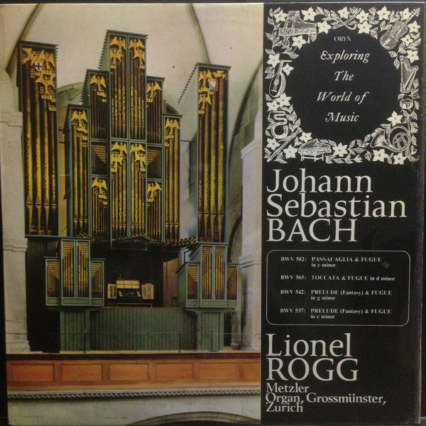 Lionel Rogg - Organ Works: Volume 1 - Used Vinyl Record