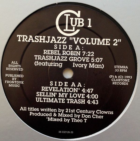 Trashjazz - Volume 2 - Used Vinyl Record 12"