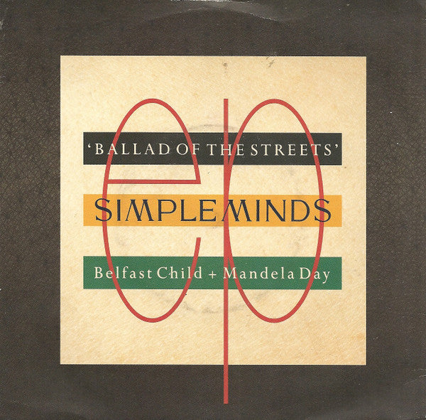 Simple Minds - Ballad Of The Streets - Used Vinyl Record 7"