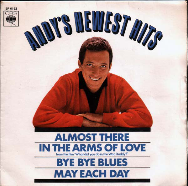 Andy Williams - Andy's Newest Hits - Used Vinyl Record 7"