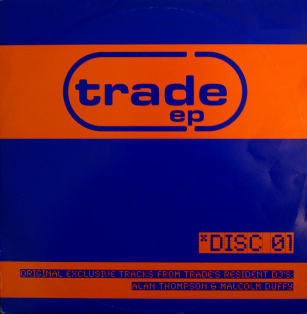 Alan Thompson - Trade EP Disc 01 - Used Vinyl Record 12"