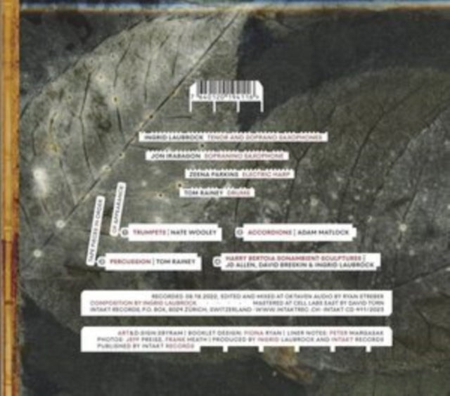 INGRID LAUBROCK - MONOCHROMES - CD