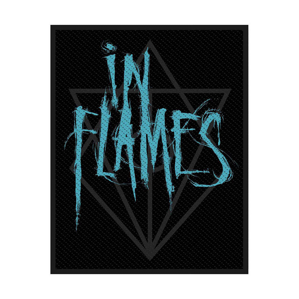 IN FLAMES - SCRATCHED LOGO (PACKAGED) - Patch - PHM - Standard