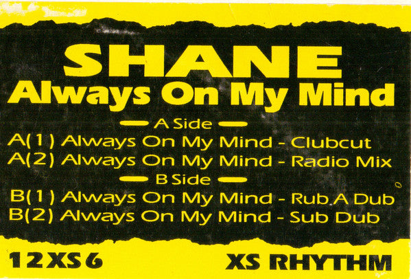 Shane - Always On My Mind - Used Vinyl Record 12"