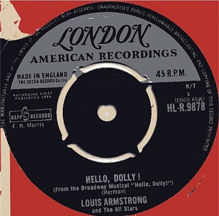 Louis Armstrong And - Hello, Dolly! - Used Vinyl Record 7"