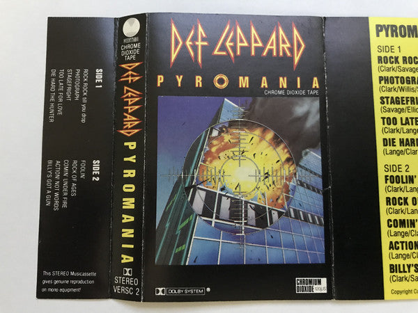 Def Leppard - Pyromania - Used Cassette