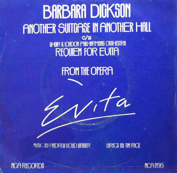 Barbara Dickson - Another Suitcase In Another Hall - Used Vinyl Recor