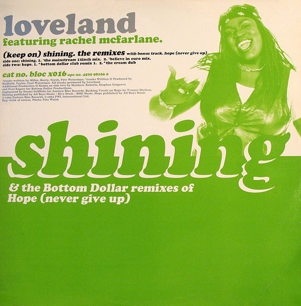 Loveland - (Keep On) Shining / Hope (Never Give Up) (Remixes) - Used