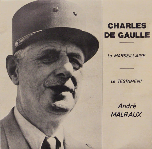 Charles De Gaulle - La Marseillaise / Le Testament - Used Vinyl Recor