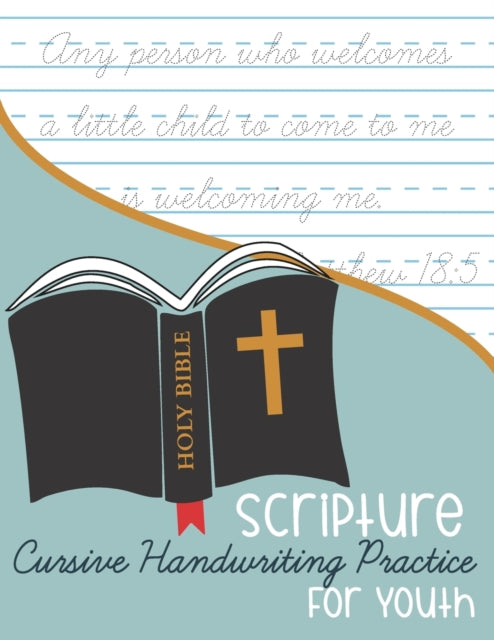 Journals - Bible Scripture Cursive Handwriting Practice for Youth -
