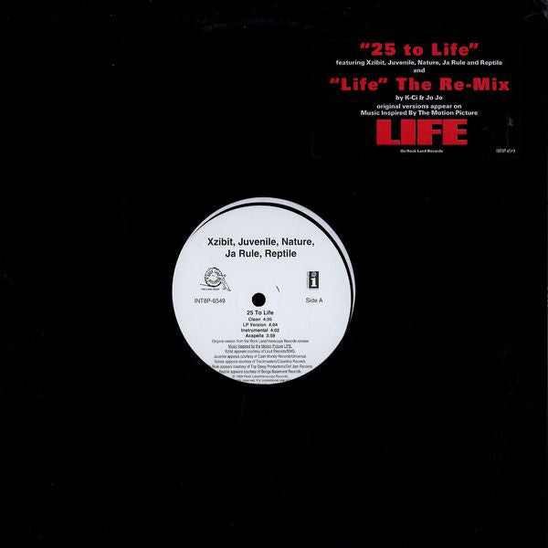 Xzibit - 25 To Life / Life (Re-Mix) - Used Vinyl Record 12"