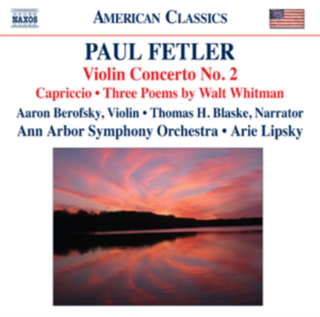 BEROFSKY:ANN ARBOR S - FETLER:VIOLIN CONCERTO NO2 - CD
