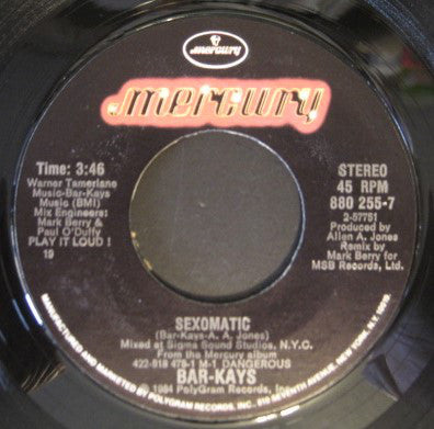 Bar-Kays - Sexomatic - Used Vinyl Record 7"