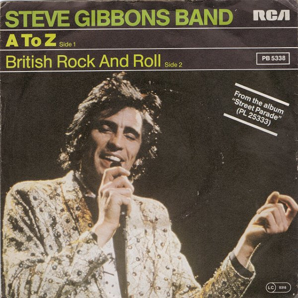 Steve Gibbons Band - A To Z / British Rock And Roll - Used Vinyl Rec