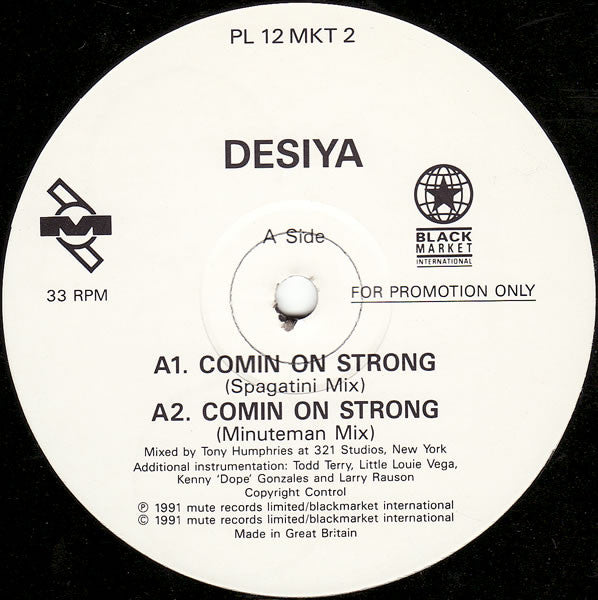 Desiya - Comin On Strong - Used Vinyl Record 12"
