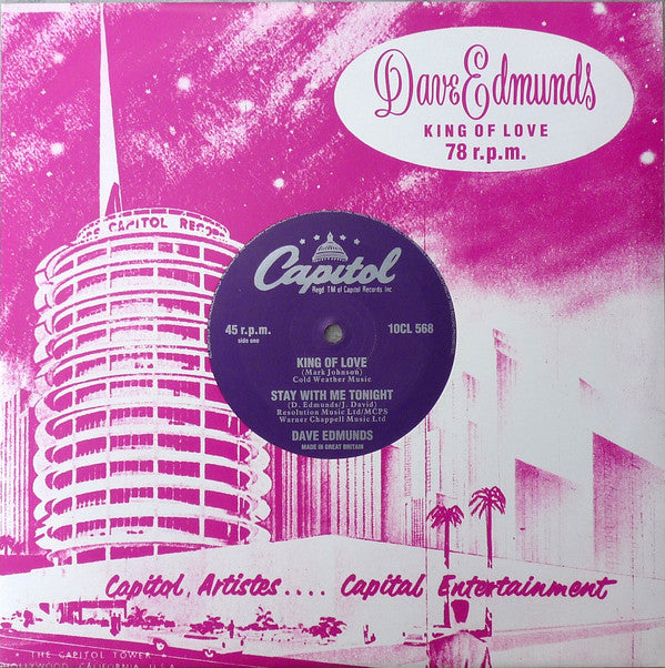 Dave Edmunds - King Of Love - Used Vinyl Record 10"