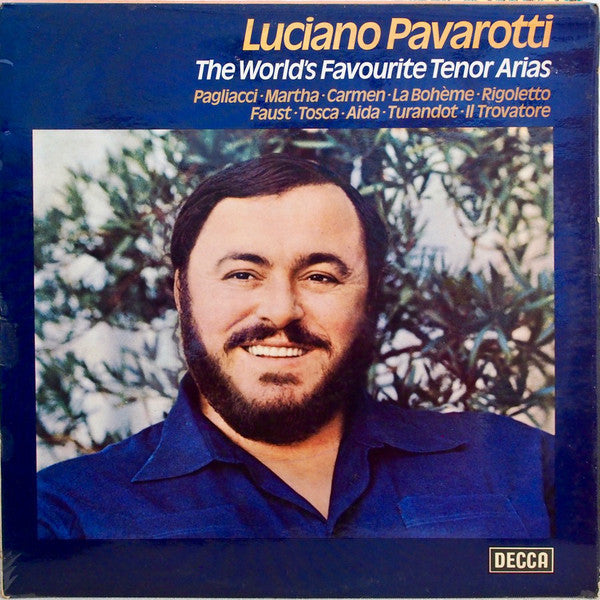 Luciano Pavarotti - World's Favourite Tenor Arias - Used Vinyl Record