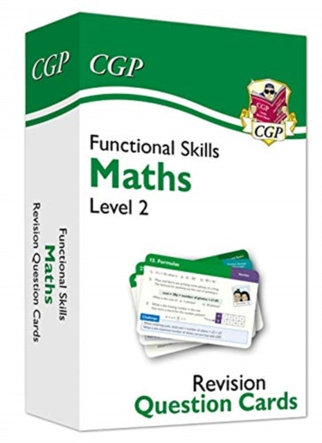 CGP Books - New Functional Skills Maths Revision Question Cards - Leve