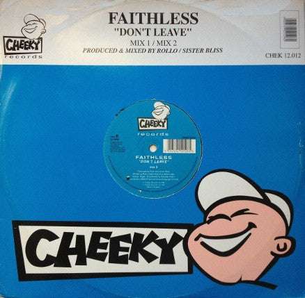 Faithless - Don't Leave - Used Vinyl Record 12"