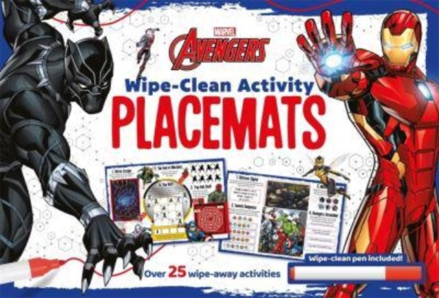 Autumn Publishing - Marvel Avengers: Wipe-clean Activity Placemats - P