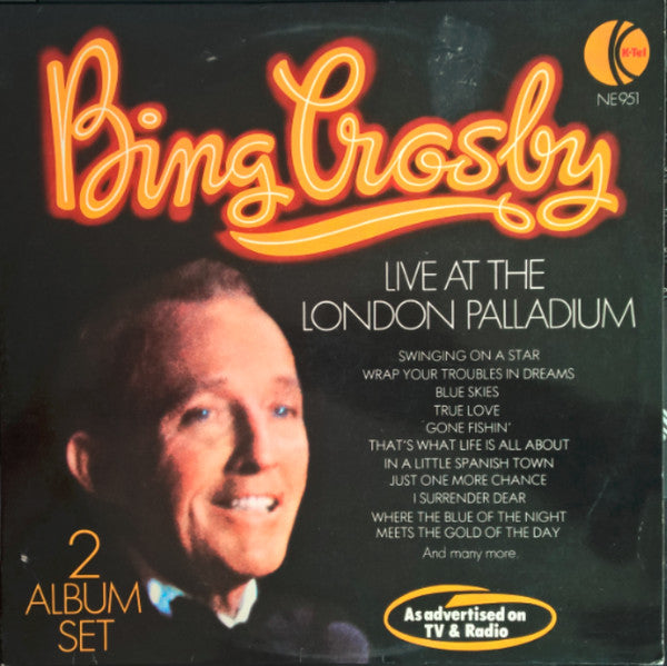 Bing Crosby - Live At The London Palladium - Used Vinyl Record