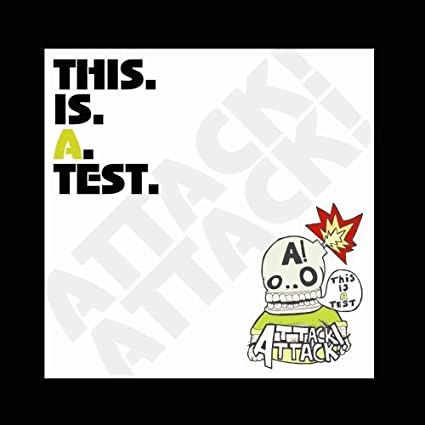 Attack! Attack! - This Is A Test - Vinyl Record SINGLE VINYL