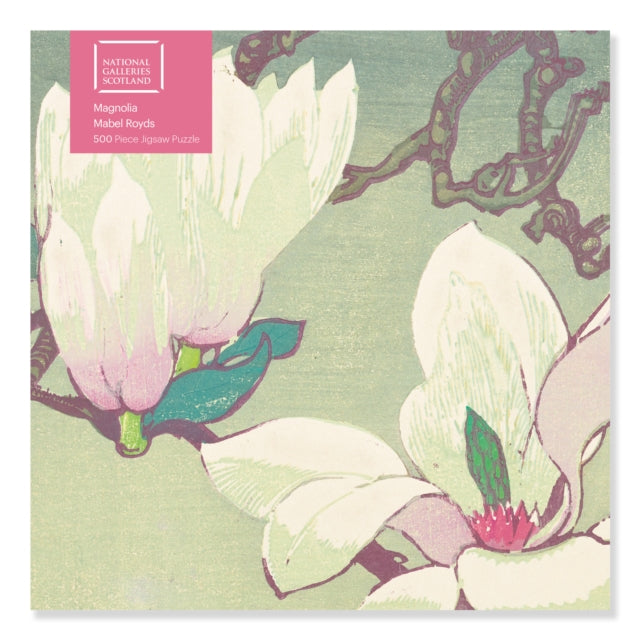 Flame Tree Studio - Adult Jigsaw Puzzle NGS: Mabel Royds: Magnolia (50