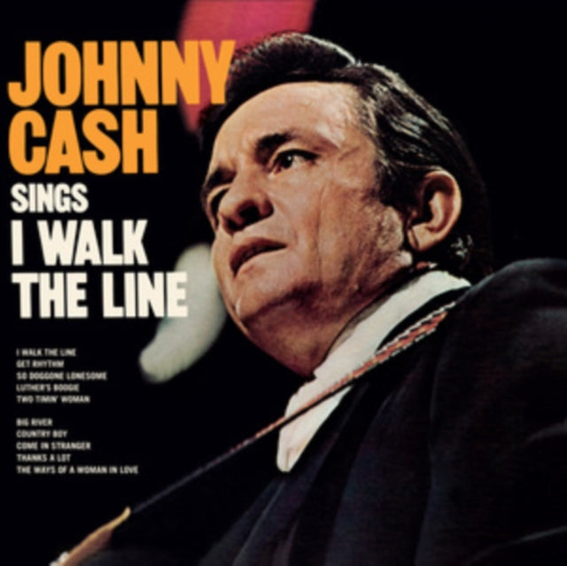 Johnny Cash - Sings I Walk The Line LP Orange Vinyl - Vinyl Record Ora