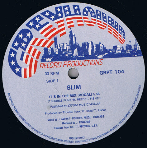 Slim - It's In The Mix - Used Vinyl Record 12"