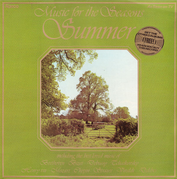 Various - Music For The Seasons - Summer - Used Vinyl Record